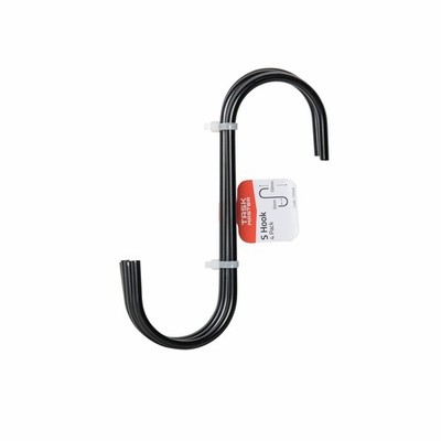 Taskmaster 150 x 45 x 30 x 5mm Black S Hook 2 pcs Hardware