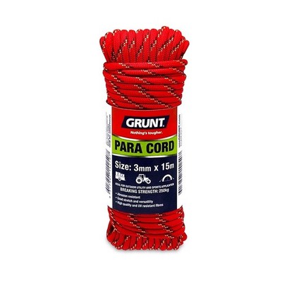 GRUNT 3mm x 15m Para Cord Hardware