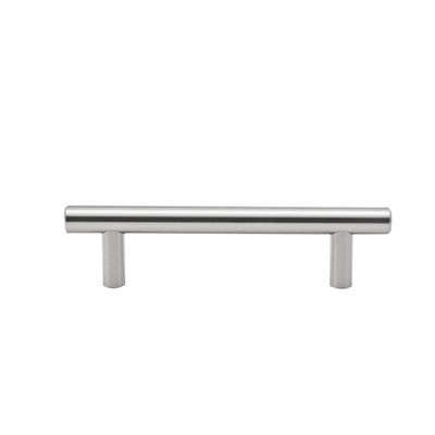 Lane 96mm Brushed Nickel Round T Handle 2 pcs Hardware