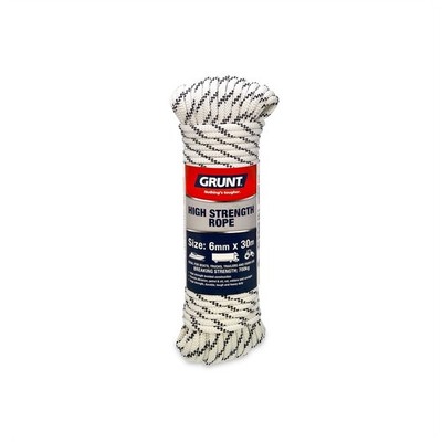 GRUNT 6mm x 30m High Strength Rope Hardware