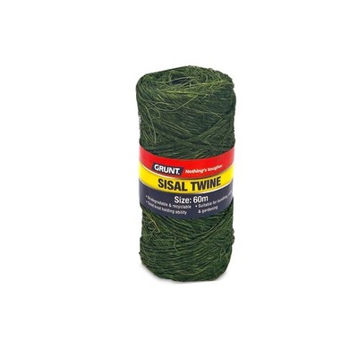 Grunt 60m Dark Green Sisal Twine 2 pcs Hardware