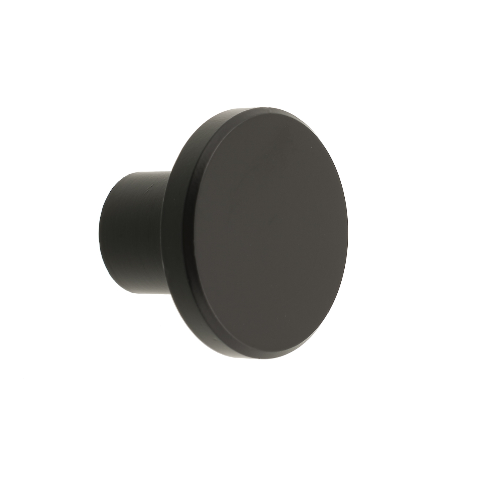 Prestige 30mm Black Round Knob Door Hardware