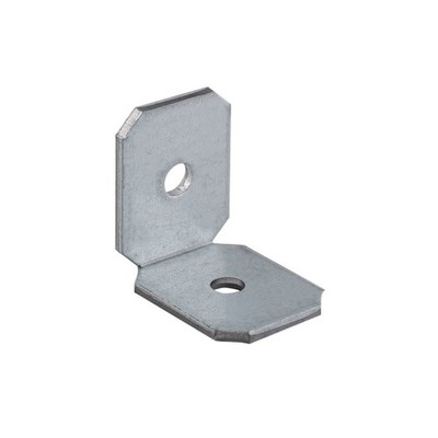 Carinya 25 x 25 x 20 x 2mm Galvanised Angle Make-A-Bracket 10 pcs Hardware