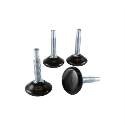 Surface Gard 30mm Black Base Adjustable Glide - 4 pieces Hardware