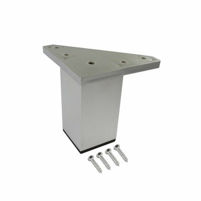 Adoored 80mm Square Plastic Cabinet Furniture Leg 2 pcs Door Hardware