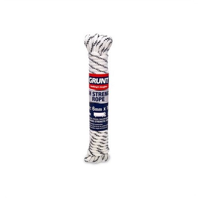 Grunt 6mm x 10m High Strength Rope Hardware