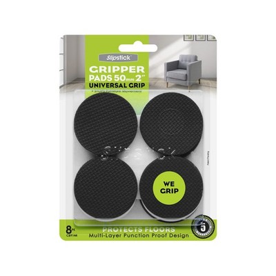Slipstick 50mm 2" Round Gripper Floor Protection Pads - 8 pieces Brake Parts