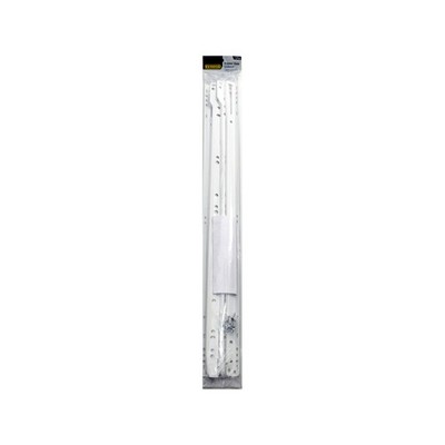 Syneco 550mm White Drawer Slides - 1 Pair Hardware