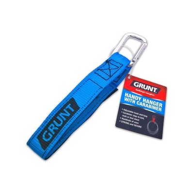 GRUNT 20cm Handy Hanger and Carabiner Clip 2 pcs Hardware