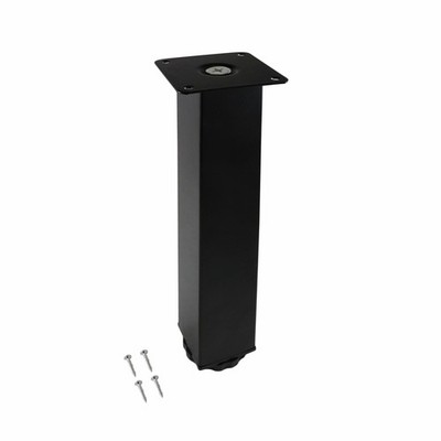 Adoored 40 x 40 x 230mm Black Square Table Leg Door Hardware