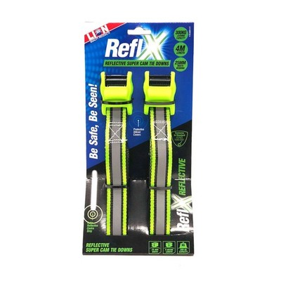 Lion Reflx 4m Super Cam Tie Downs With Covers - 2 pieces Hardware