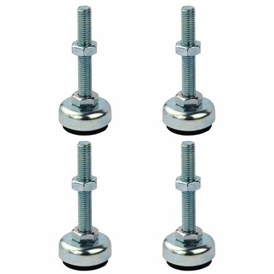 Richmond 50mm x M8 Steel Fixed Levelling Feet - 4 Pack