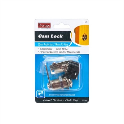 Prestige 23mm Cam Lock Door Hardware