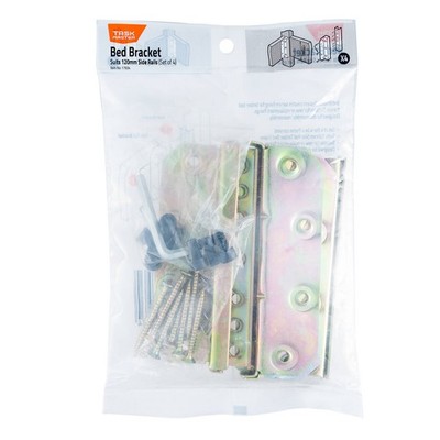 Taskmaster 120 x 40mm Bed Bracket - 4 Set Hardware