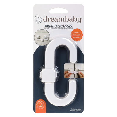 Dreambaby Child Safety Secure-A-Lock Cabinet Safety Lock Door Hardware