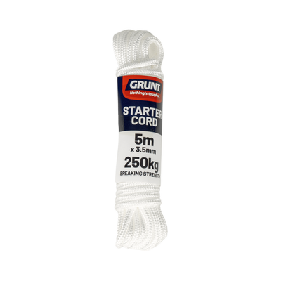 GRUNT 3.5mm x 5m Starter Cord 2 pcs Hardware