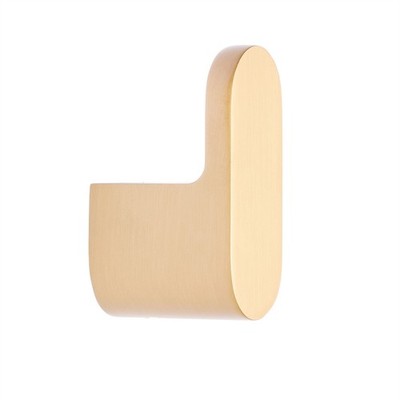 Zenith Brushed Brass Robe Hook Hardware