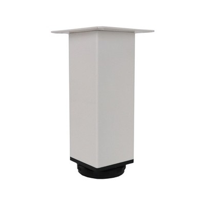 Adoored 50 x 150mm White Square Metal Furniture Leg Door Hardware