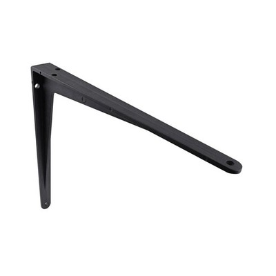 Carinya 400 x 350mm Black Heavy Duty Cast Aluminium Angle Bracket - 400 x 350mm(