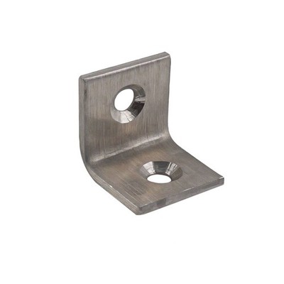 Carinya 30 x 30 x 30 x 3.5mm Stainless Steel Reinforcing Angle Bracket 2 pcs DIY
