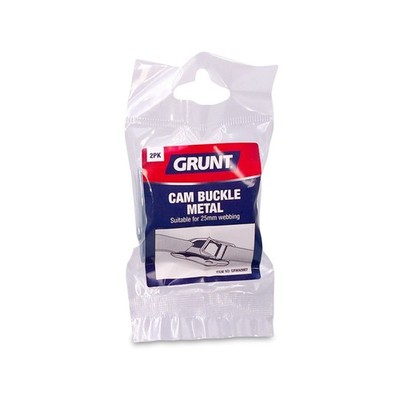 Grunt 25mm Zinc Metal Webbing Cam Buckle 2 pcs Hardware
