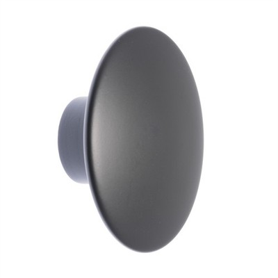 Lane 76mm Matte Black Round Timber Knob Door Hardware