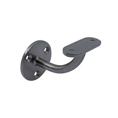 Carinya Black Nickel Flat Top Curved Handrail Bracket Hardware