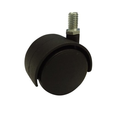 Move It 50mm 3/8" Threaded Hooded Furniture Castor 2 pcs Hardware