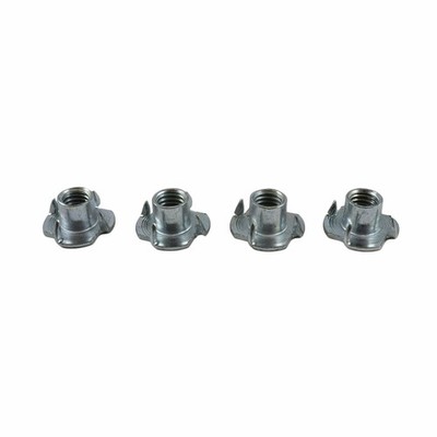 Adoored 3/8" T Nut Leg Furniture 4 pcs Door Hardware