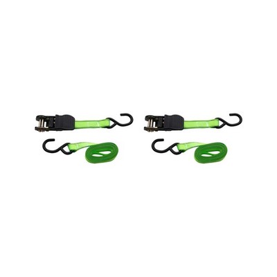 Syneco 25mm x 4.5m S Hook Tie Down Ratchet Set - 2 pieces Hardware