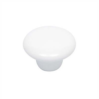 Prestige 38mm White Ceramic Knob Door Hardware