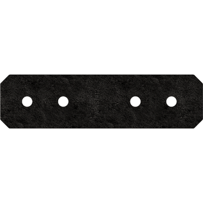 Simpson Strong-Tie 285 x 76mm Black Outdoor Accents Flat Strap Door Hardware