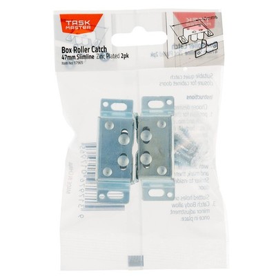 Taskmaster 47mm Zinc Plated Box Roller Catch 4 pcs Hardware