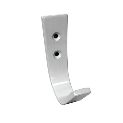 Adoored White Nuvo Deco Hook 2 pcs Door Hardware