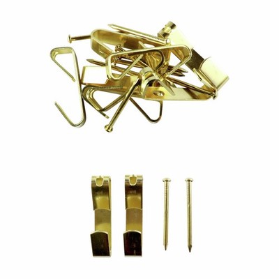 Everhang 30kg Brass Plated Heavy-Duty Picture Hanging Angle Drive - 25 pieces