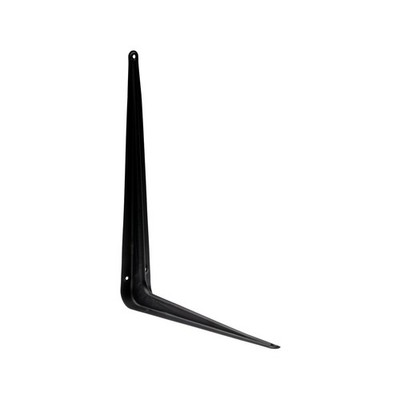 Zenith 350 x 300mm Matte Black London Bracket Hardware