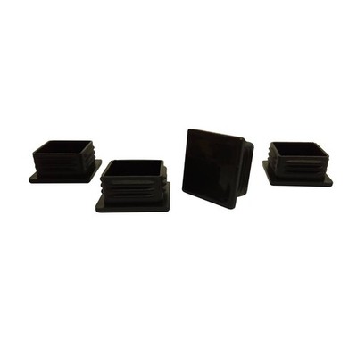 Surface Gard 32mm Black Square Plastic Internal Chair Tip - 4 Piece 2 pcs DIY