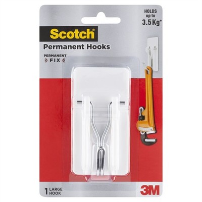 Scotch Permanent Large Wire Hook 2 pcs Hardware