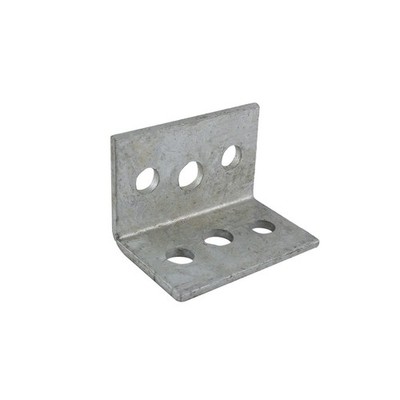 Carinya 50 x 50 x 75 x 4mm Hot Dipped Galvanised Reinforcing Angle Bracket 2 pcs