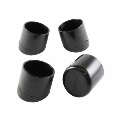 Surface Gard 19mm Black Plastic Angled Ext Chair Tip 4 pcs