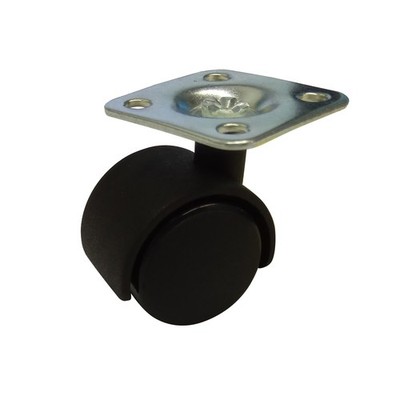 Move It 30mm Hooded Plate Furniture Castor 2 pcs