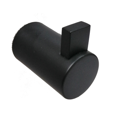 Barelli Matte Black Ambiente Single Robe Hook