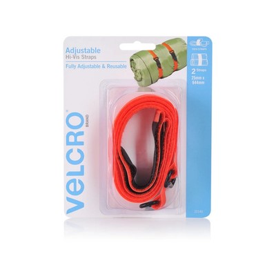 VELCRO Brand 645 x 25mm High Vis Strap with Buckle - 2 pieces