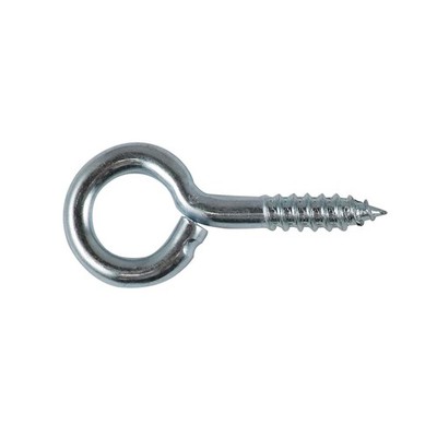 Everhang 20mm Zinc Plated Screw Eye Hook - 10 pieces