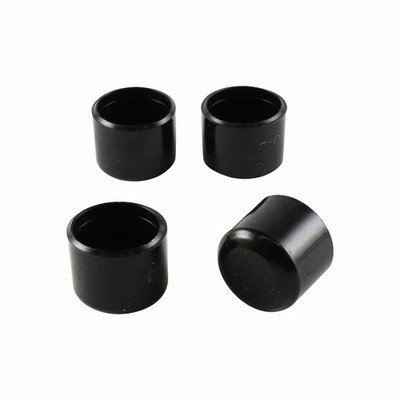 Surface Gard 16mm Black Round Plastic External Chair Tip 4 pcs Hardware