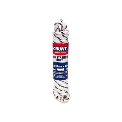 Grunt 8mm x 10m High Strength Rope Hardware
