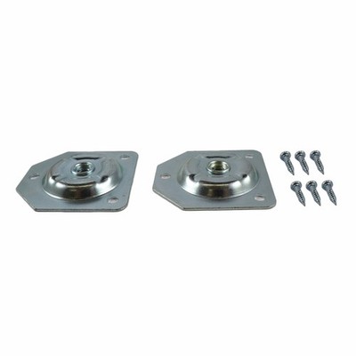 Adoored 5/16" Vertical Leg Plate 4 pcs Door Hardware
