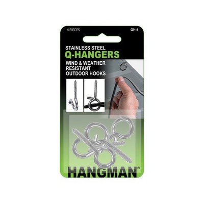 Hangman Q Hanger Picture Hanger - 4 pieces Hardware