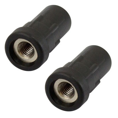 Richmond 25mm x M10 Round Threaded Tube Insert - 2 pieces Hardware