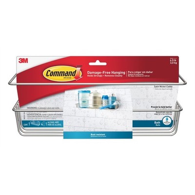 Command™ Adhesive Bath Caddy Holder Hardware